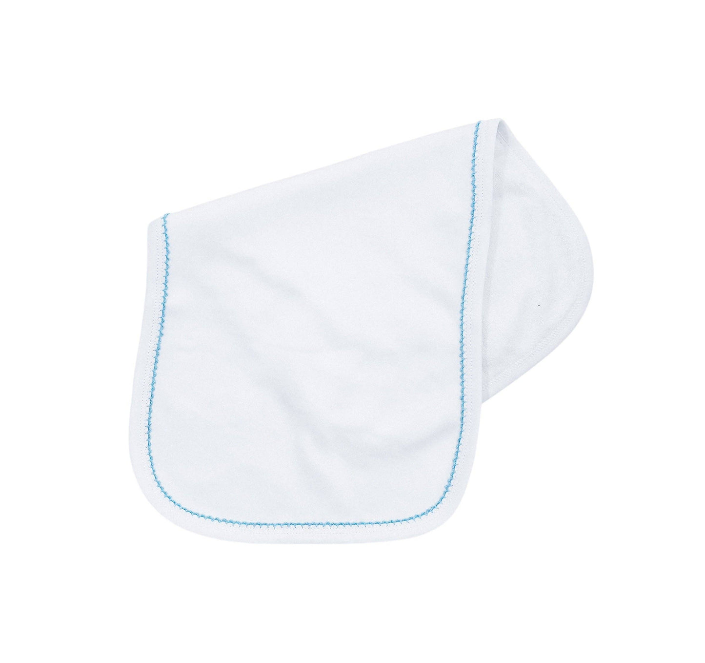Premium Picot Trim Burp Cloth