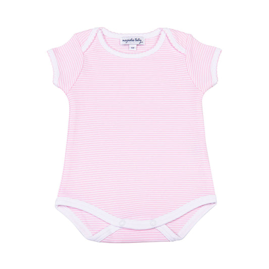 Mini Stripes Onesie - Pink