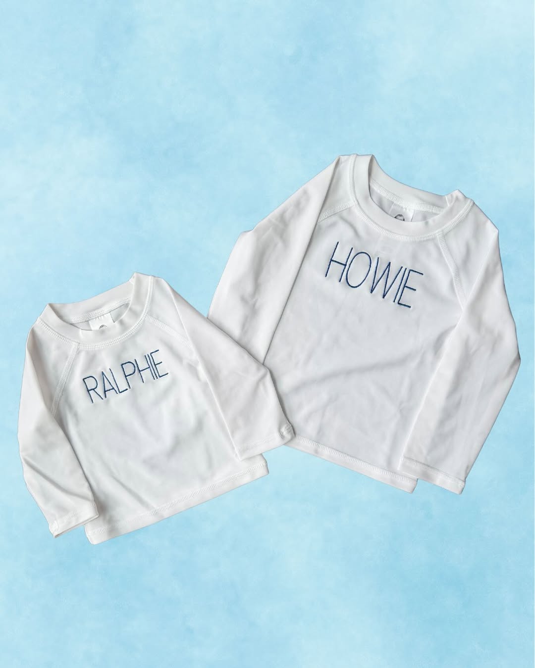Personalized swim shirt