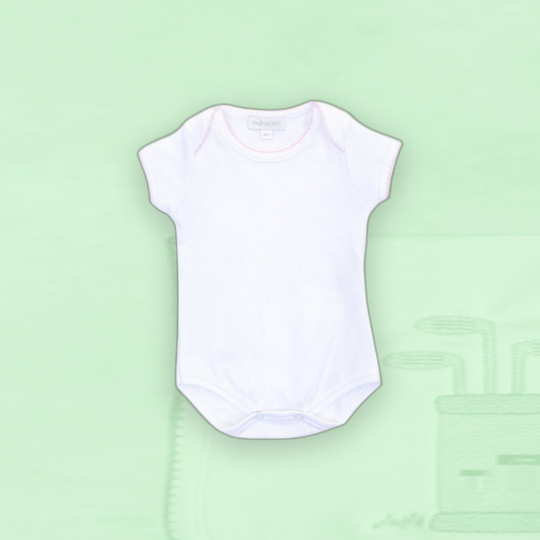 Essentials Onesie - Pink Trim