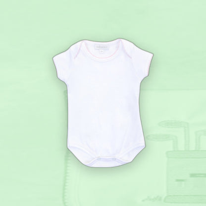 Essentials Onesie - Pink Trim