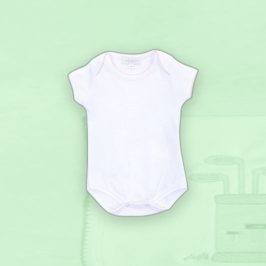 Essentials Onesie - Pink Trim