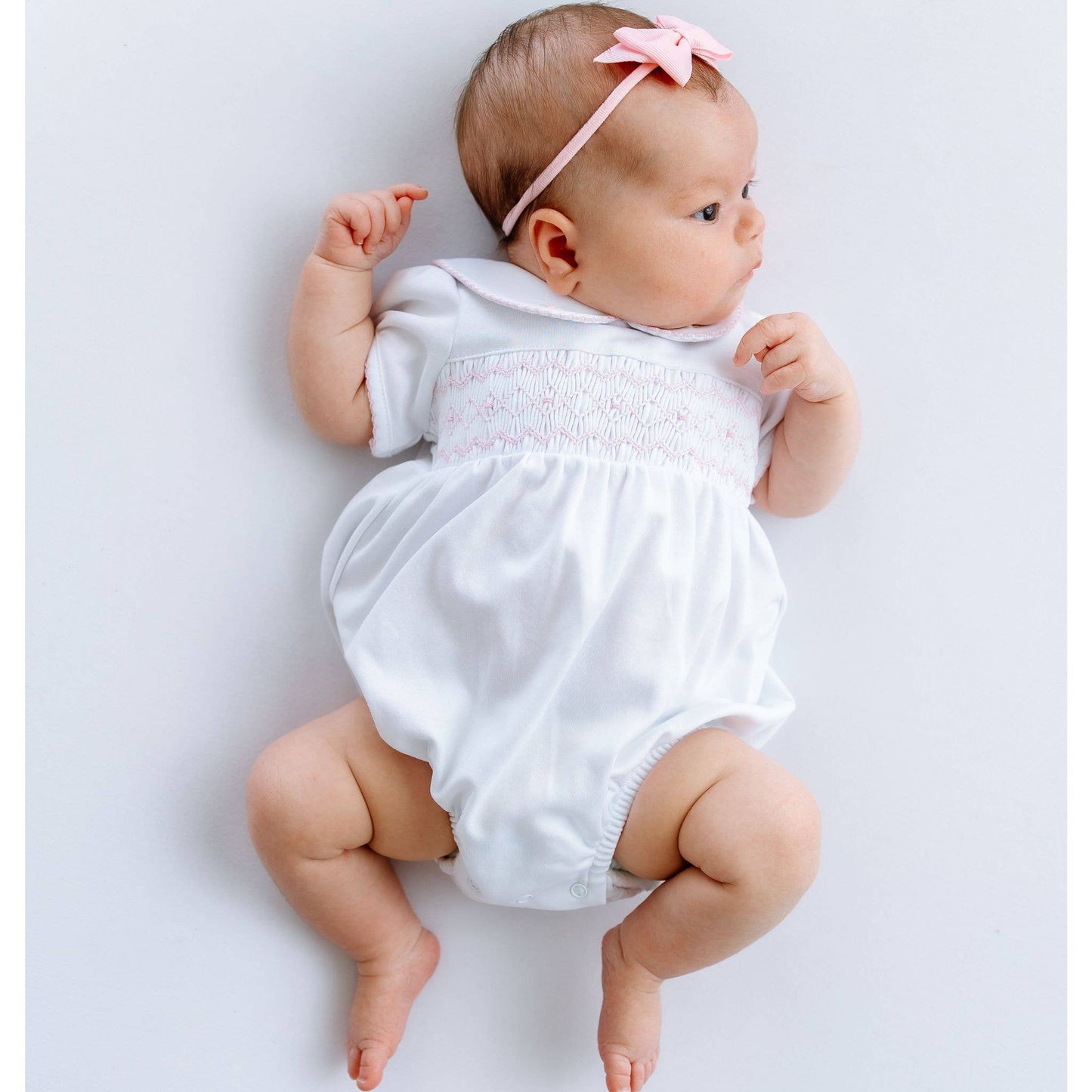 Smocked Bubble - Pink