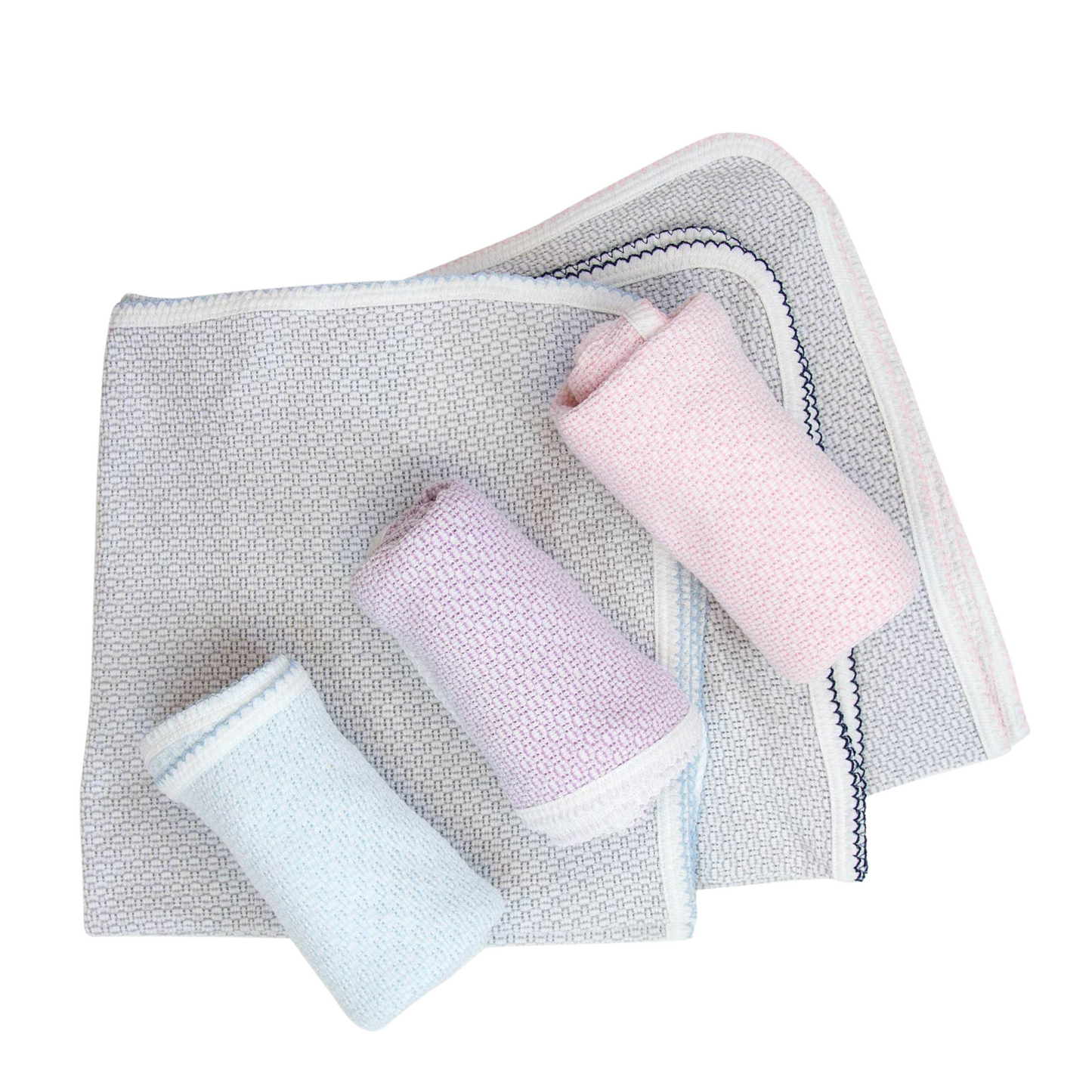 Paty Knit Solid Color Swaddle Blanket