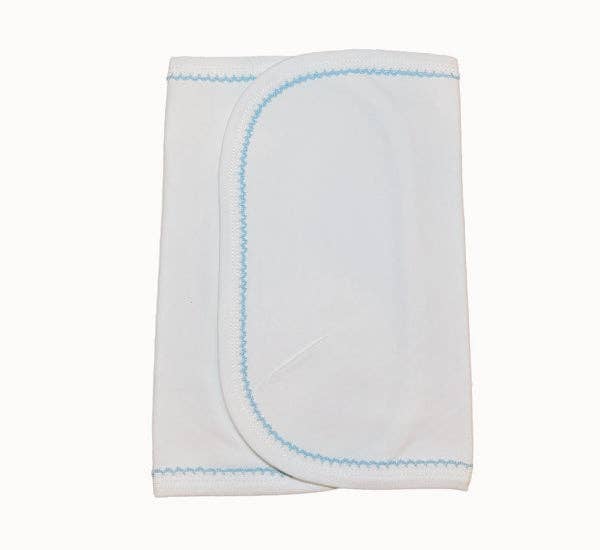 Premium Picot Trim Burp Cloth