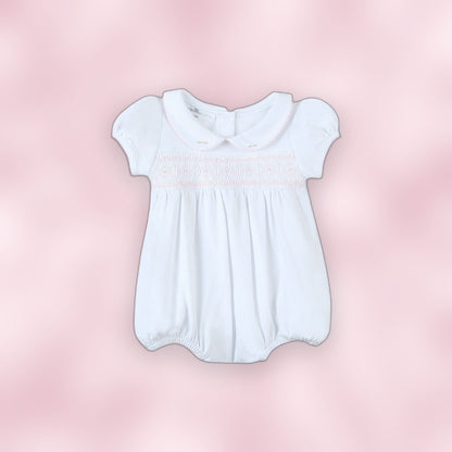 Smocked Bubble - Pink