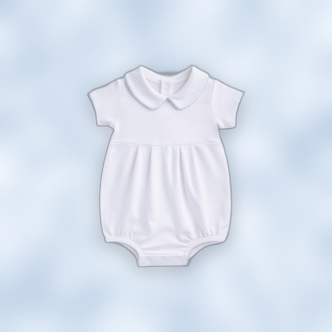 Collared Bubble - Blue Trim