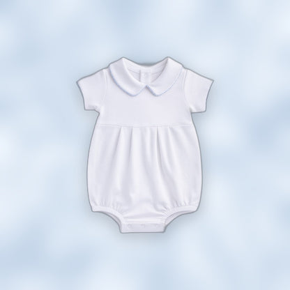 Collared Bubble - Blue Trim