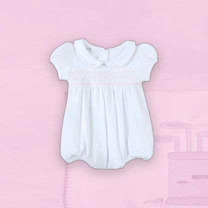Smocked Bubble - Pink