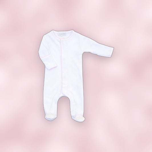 Essentials Footie - Pink Trim