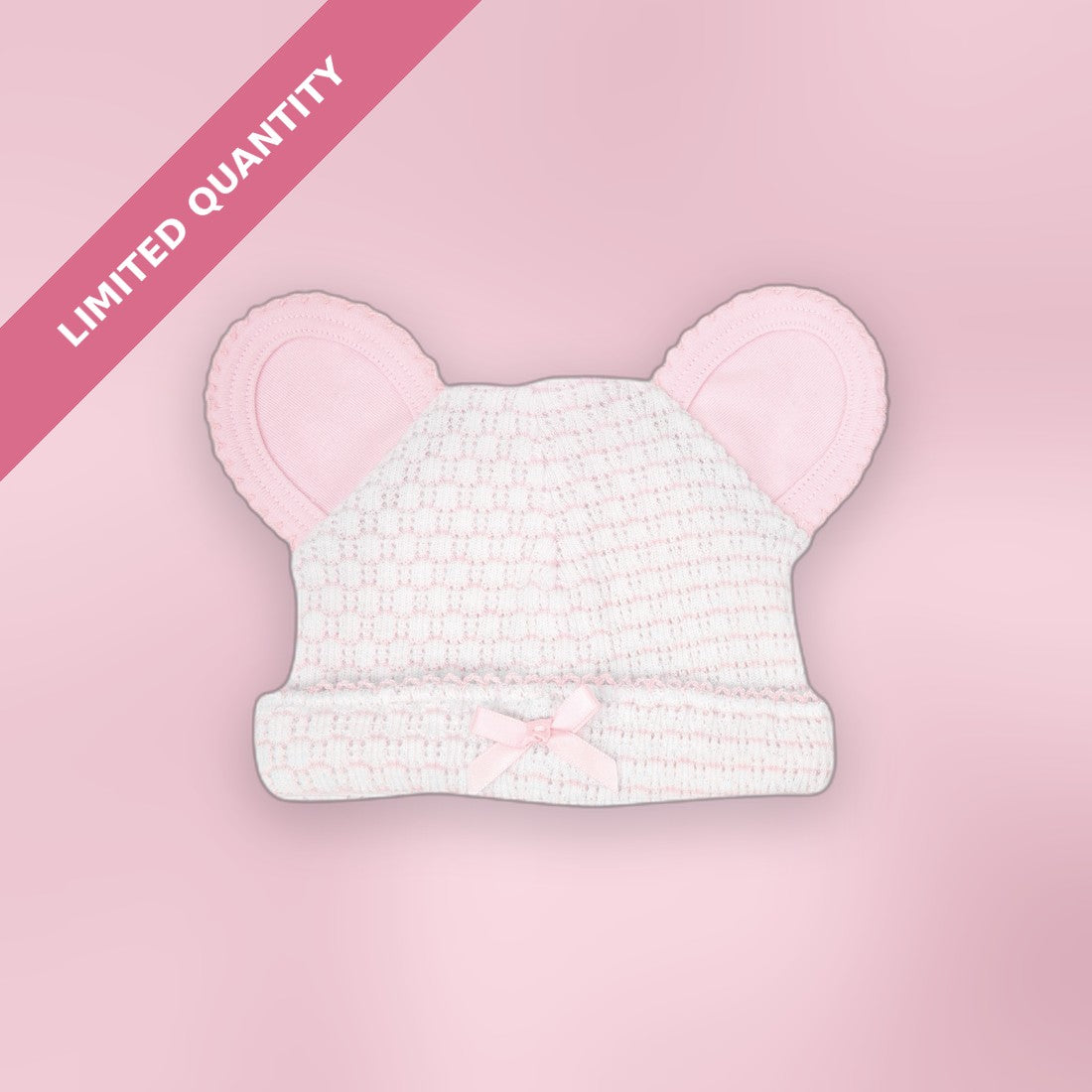 Paty Bear Beanie with Pima Trim