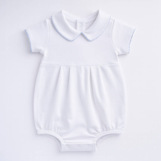 Collared Bubble - Blue Trim