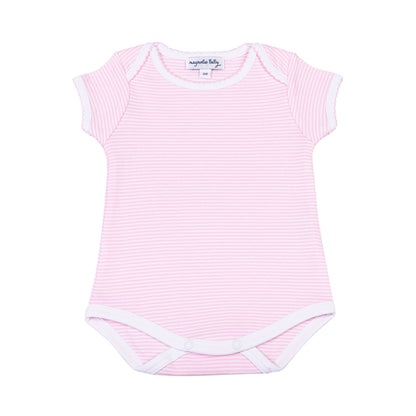 Mini Stripes Onesie - Pink