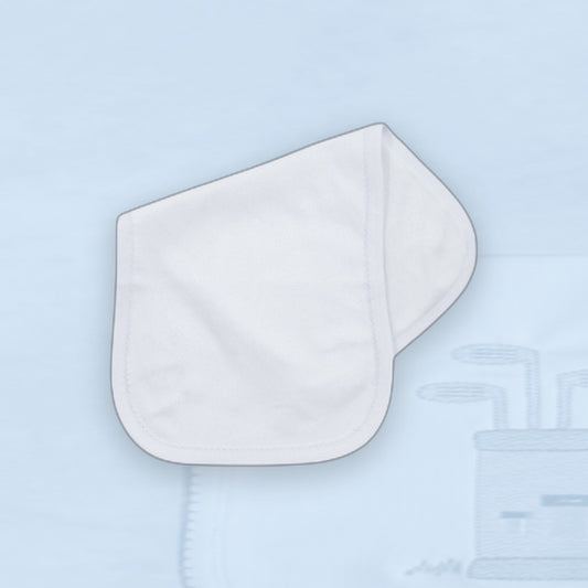 Premium Picot Trim Burp Cloth