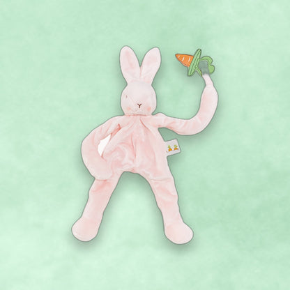 Blossom Bunny with pacifier loop