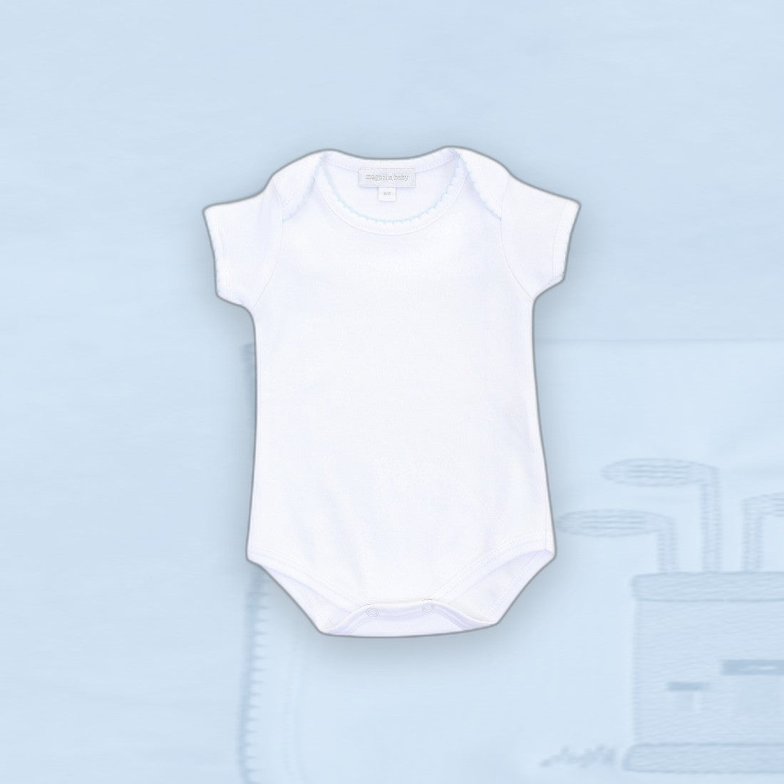 Essentials Onesie - Blue Trim