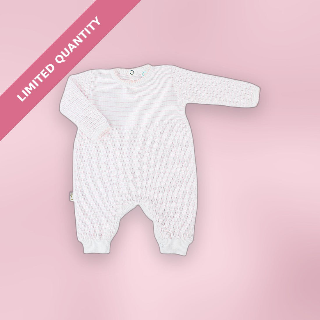 Paty Knit Pinstripe Romper