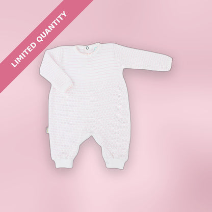 Paty Knit Pinstripe Romper
