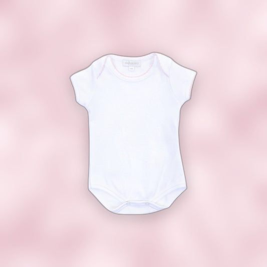 Essentials Onesie - Pink Trim